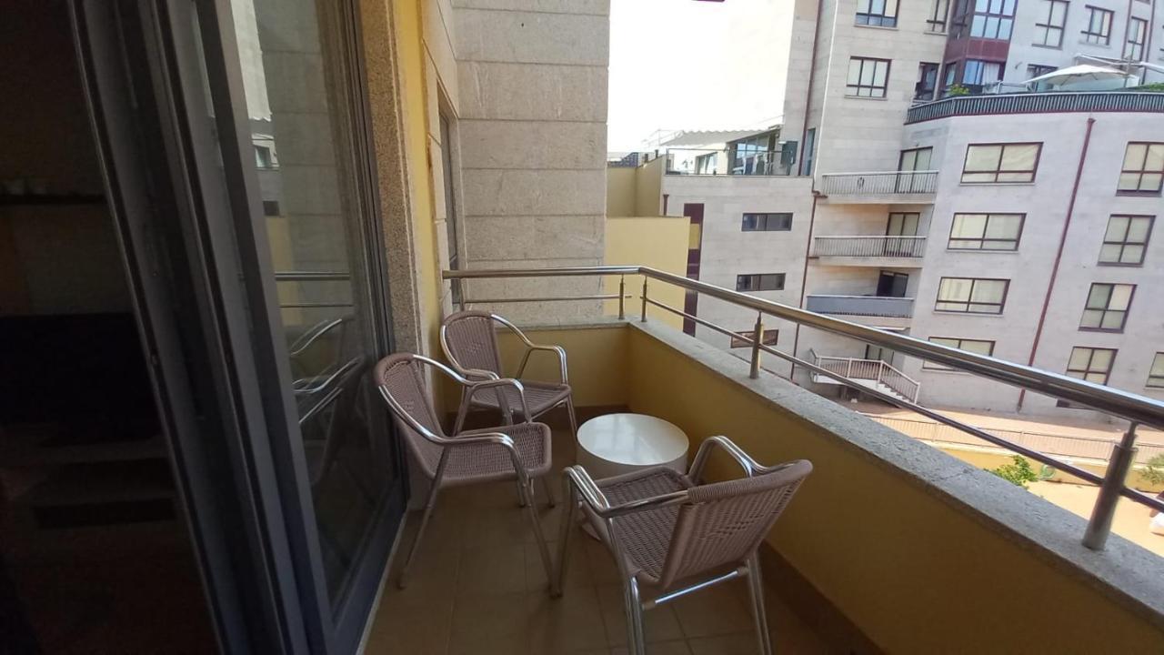 Apartamento En Urbanizacion Con Piscina En Playa De Silgar Sanxenxo Exteriör bild