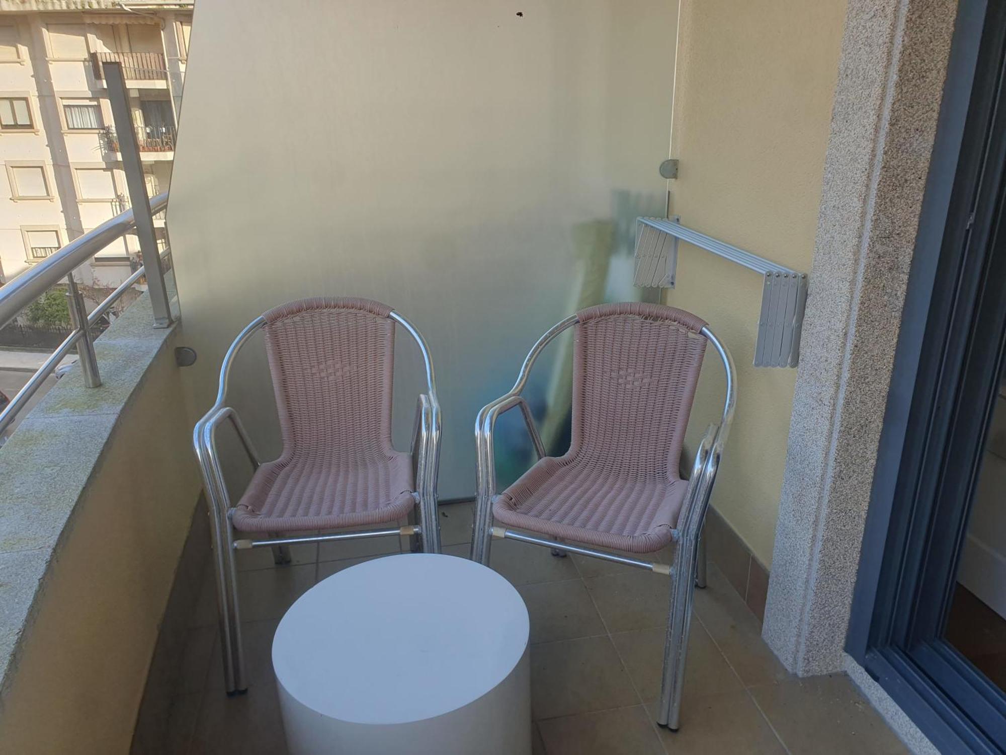 Apartamento En Urbanizacion Con Piscina En Playa De Silgar Sanxenxo Exteriör bild