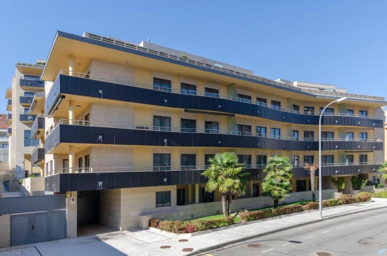 Apartamento En Urbanizacion Con Piscina En Playa De Silgar Sanxenxo Exteriör bild